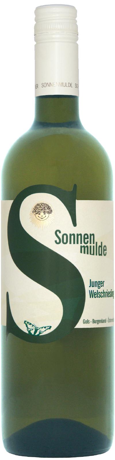 Eine Flasche Junger Welschriesling