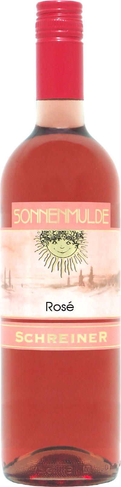 Eine Flasche Rosé