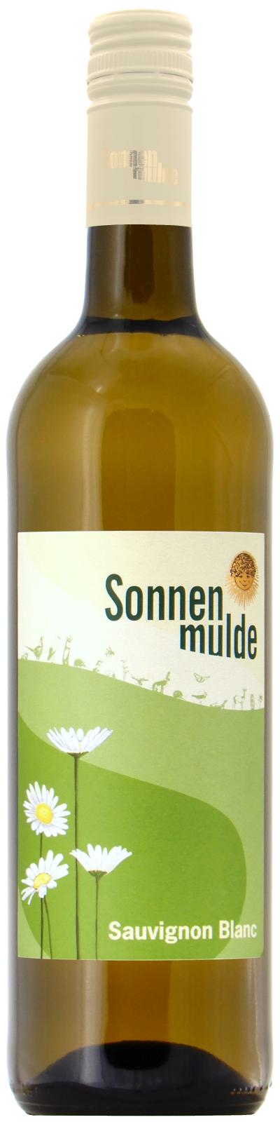 Eine Flasche Sauvignon Blanc