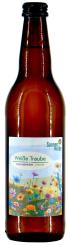 Eine Flasche Weiße Traube