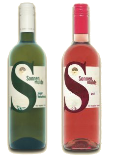 Photo of a bottle of each of the two wines.