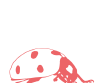 Ein Marienkäfer als Logo für den Rosé