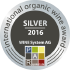 Silver medal at the International Organic Wine Award 2016