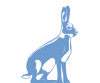 A hare as logo for the Blaufränkisch